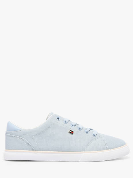 Sneakers In Leather Tommy hilfiger Blue women 9102C1O