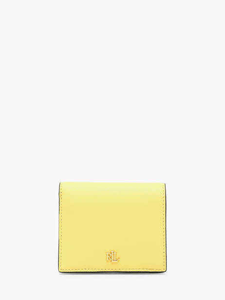 Wallet Leather Lauren ralph lauren Yellow dryden 32962112