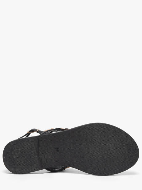 Nu-pieds En Cuir Les tropeziennes Noir women ORTEGA vue secondaire 4
