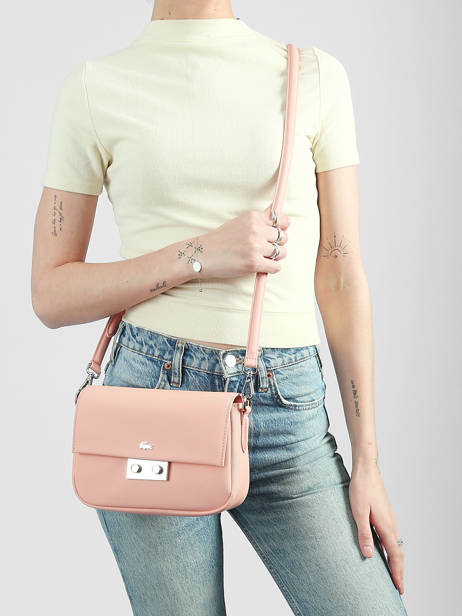 Sac Bandoulière Daily City Lacoste Rose daily city NF4757DZ vue secondaire 1