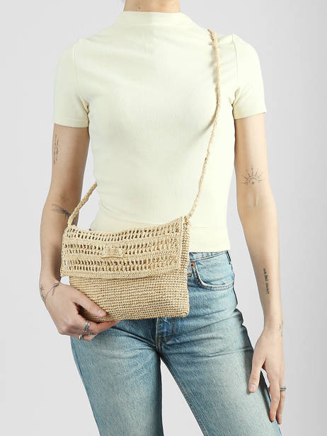 Shoulder Bag L'atelier Du Crochet Raphia Le voyage en panier Beige l'atelier du crochet AM827 other view 1