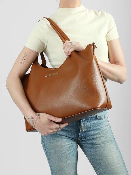 Shoulder Bag Aleksandra Valentino Brown aleksandra VBS9W901 other view 1