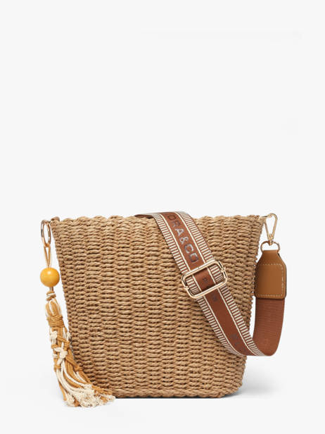 Shoulder Bag St Tropez Straw Miniprix Brown st tropez C1079 other view 2