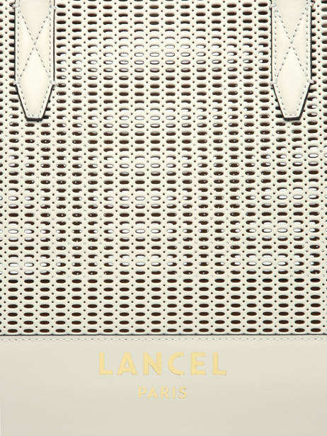 Leather Shoulder Bag Jour Ajouré Lancel White jour A14011 other view 3