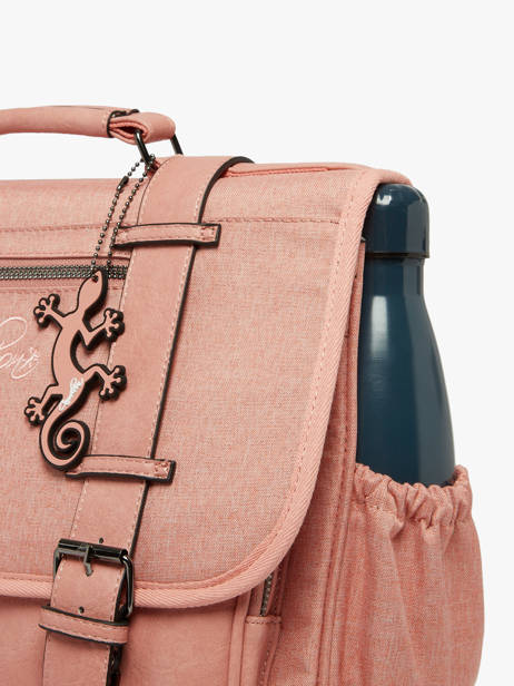Cartable 2 Compartiments Vintage Color Cameleon Rose vintage color CA38 vue secondaire 6