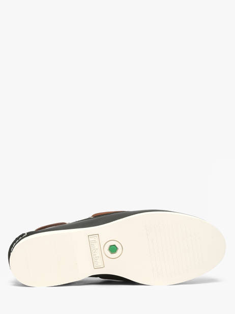 Chaussures Bateau En Cuir Timberland Vert accessoires 2Q9XEP81 vue secondaire 4
