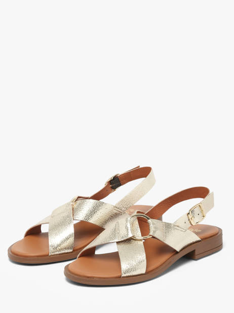 Sandals In Leather We do Silver women 45126A61 other view 1