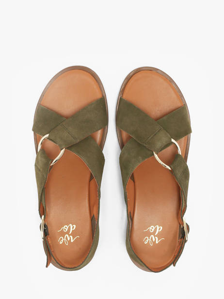Sandals In Leather We do Green women 45126A52 other view 3