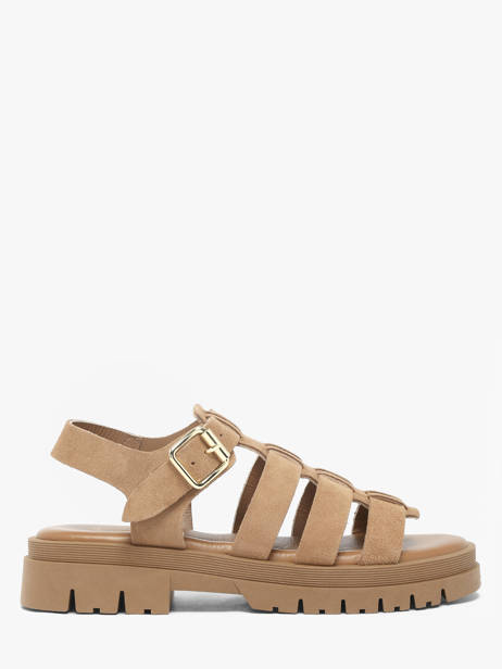 Sandales En Cuir Semerdjian Beige women DELIA