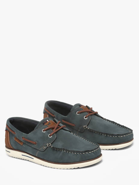 Chaussures Bateau Mustang Bleu men M0051002 vue secondaire 1