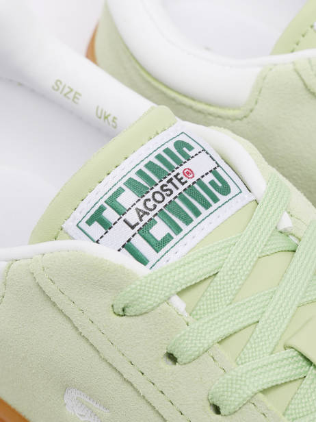 Sneakers En Cuir Lacoste Vert accessoires 1SFA0080 vue secondaire 2