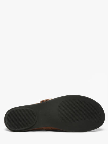 Ballerinas With Straps In Leather Inuovo Brown women CT005KCN other view 4