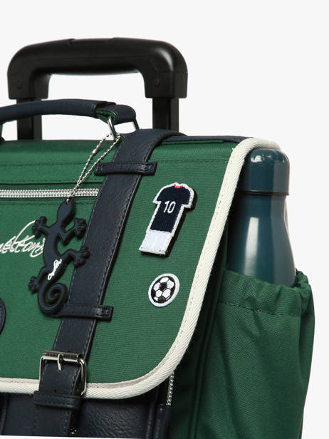 Cartable à Roulettes 2 Compartiments Vintage Urban Cameleon Vert vintage urban CR38 vue secondaire 6