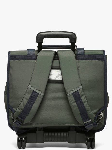Cartable à Roulettes 3 Compartiments Vintage Urban Cameleon Vert vintage urban CR41 vue secondaire 5