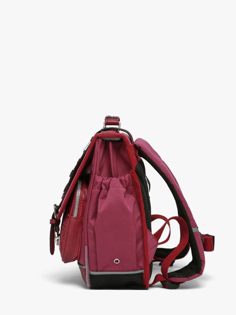 Satchel For Kids 2 Compartments Cameleon Violet vintage fantasy CA35 other view 3