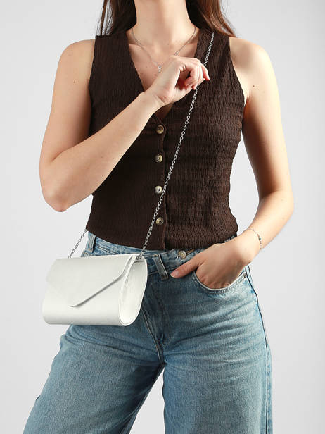 Clutch Miniprix White cocktail 99702 other view 1