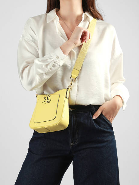 Leather Mini Cameryn Crossbody Bag Lauren ralph lauren Yellow cameryn 31982184 other view 1
