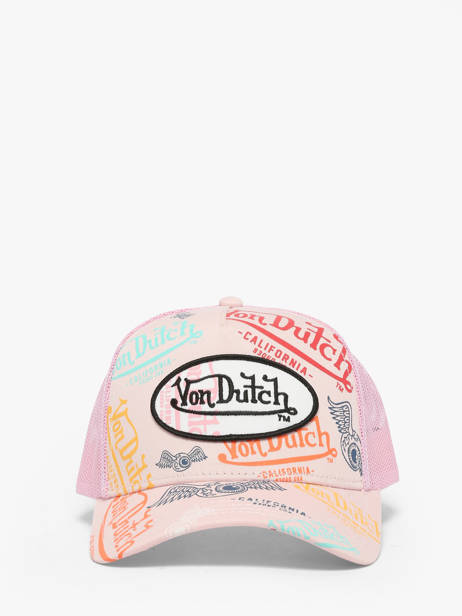 Casquette Trucker Graffiti Von dutch Rose accessoires BRANDED