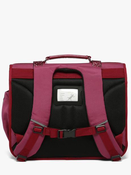 Cartable Enfant 3 Compartiments Vintage Fantasy Cameleon Violet vintage fantasy CA41 vue secondaire 5