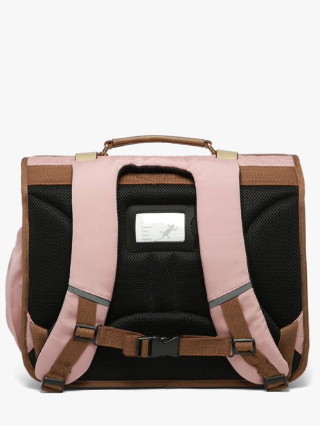 Cartable Enfant 3 Compartiments Cameleon Marron vintage fantasy CA41 vue secondaire 5