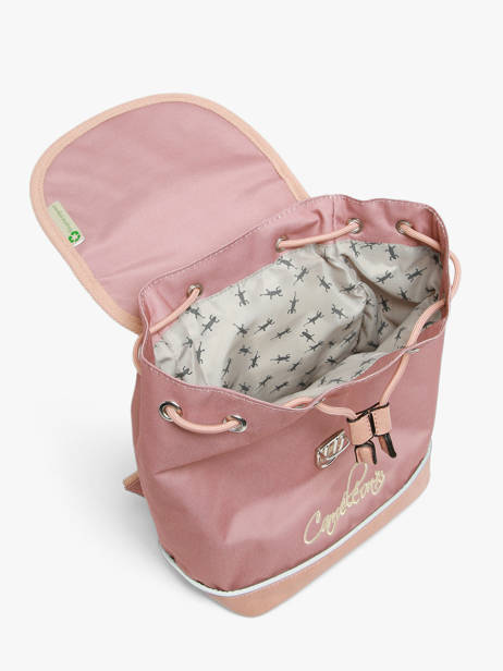 Sac à Dos 1 Compartiment Vintage Fantasy Cameleon Rose vintage fantasy SD25 vue secondaire 2