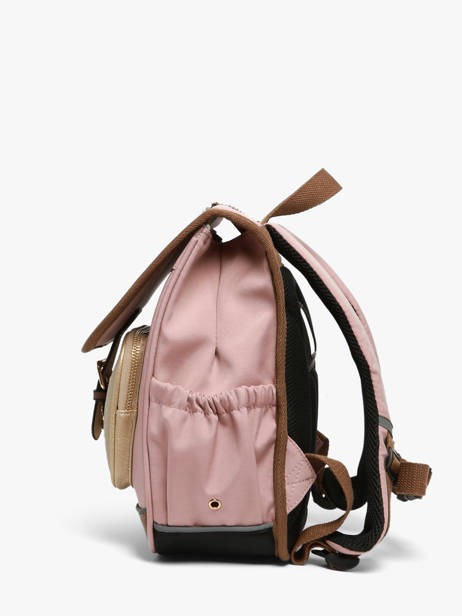 Sac à Dos 1 Compartiment Vintage Fantasy Cameleon Rose vintage fantasy SD30 vue secondaire 1