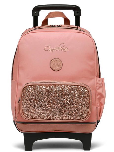 2-compartment Wheeled Schoolbag Cameleon Pink vintage fantasy SR40 other view 8