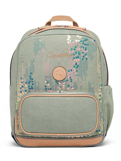 2-compartment Backpack Vintage Fantasy Cameleon Green vintage fantasy SO40 other view 7