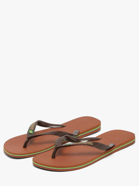 Brasil Logo Havaianas Brown men 4110850H other view 2