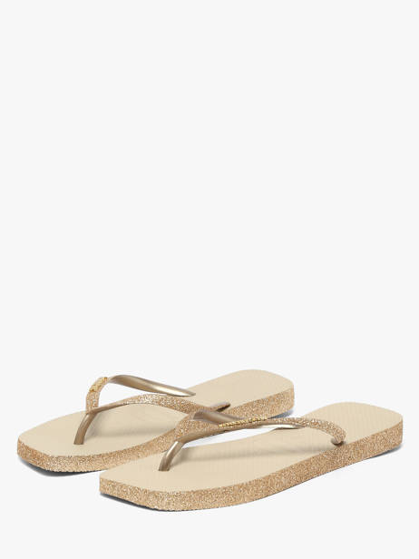 Tongs Havaianas Beige women 4150248F vue secondaire 2