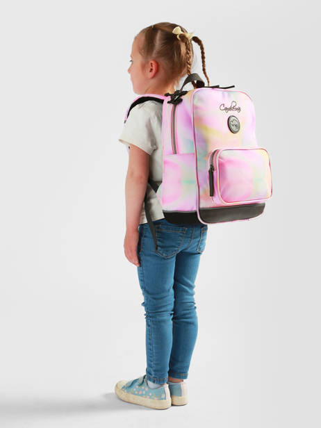 Sac à Dos 1 Compartiment Vintage Fantasy Cameleon Rose vintage fantasy SD33 vue secondaire 1