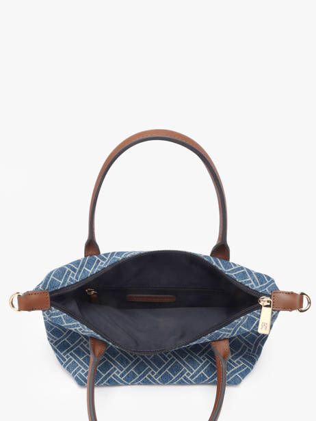 Sac Bandoulière Popette Coton Tommy hilfiger Bleu popette AW18612 vue secondaire 2