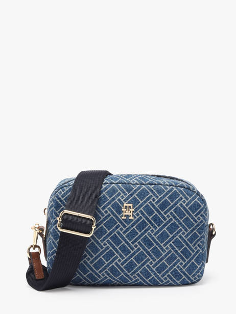 Sac Bandoulière Popette Coton Tommy hilfiger Bleu popette AW18610
