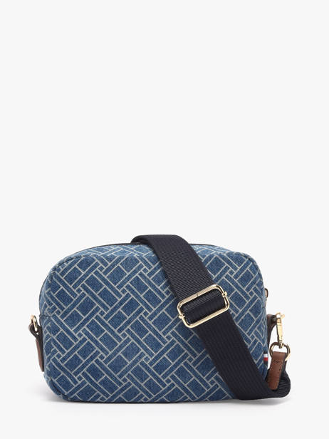 Sac Bandoulière Popette Coton Tommy hilfiger Bleu popette AW18610 vue secondaire 3