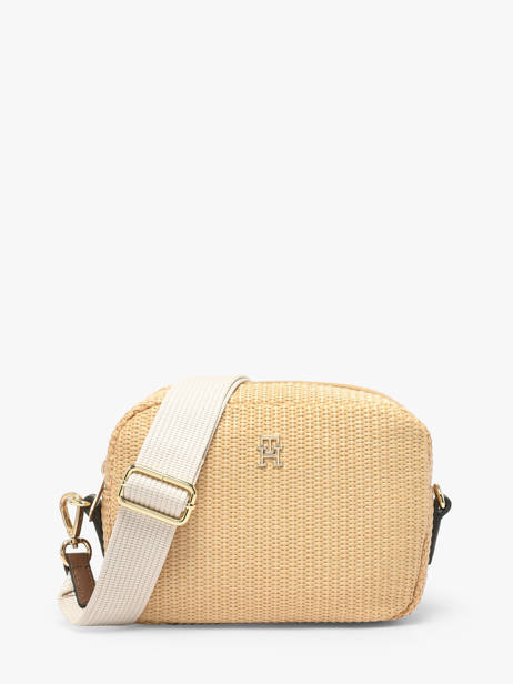 Sac Bandoulière Popette Polyurethane Tommy hilfiger Beige popette AW18525