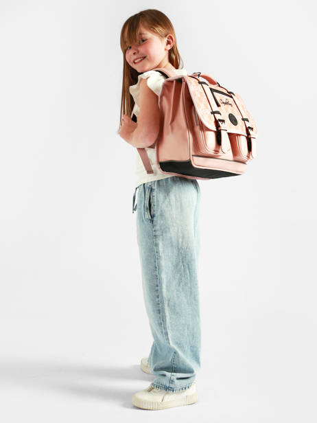 Cartable Vintage North Cameleon Rose vintage north CA38 vue secondaire 1