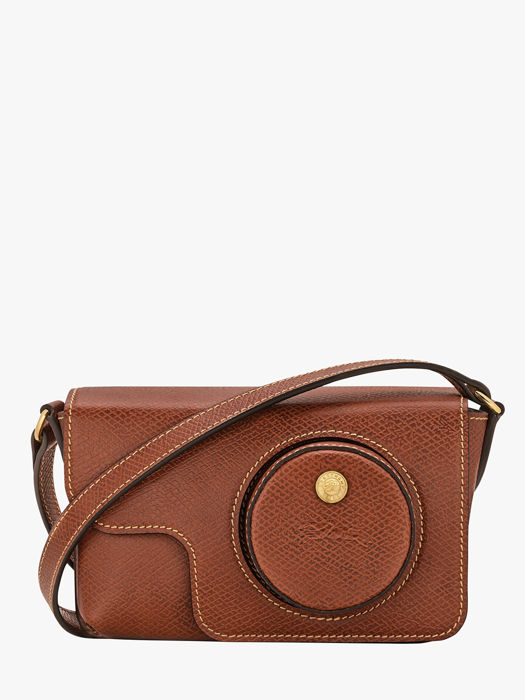 Longchamp Epure Sacs porté travers Marron