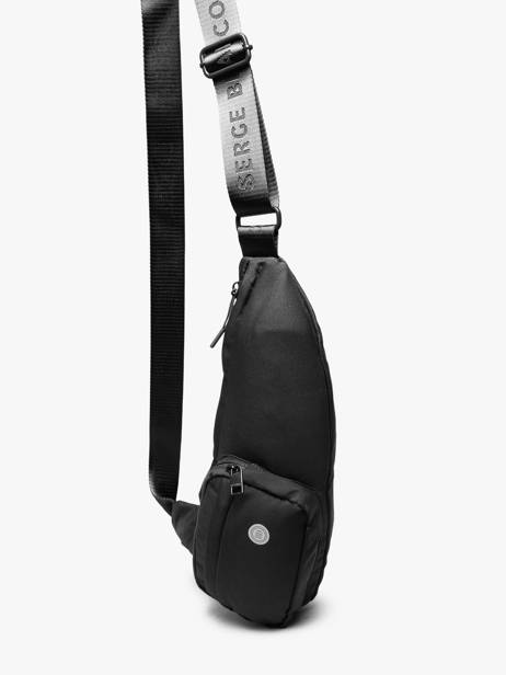 Crossbody Bag Serge blanco Black pop POP11006 other view 1