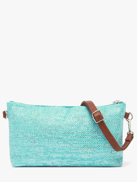 Sac Bandoulière Panama Papier Les tropeziennes Bleu panama TZ02 vue secondaire 5
