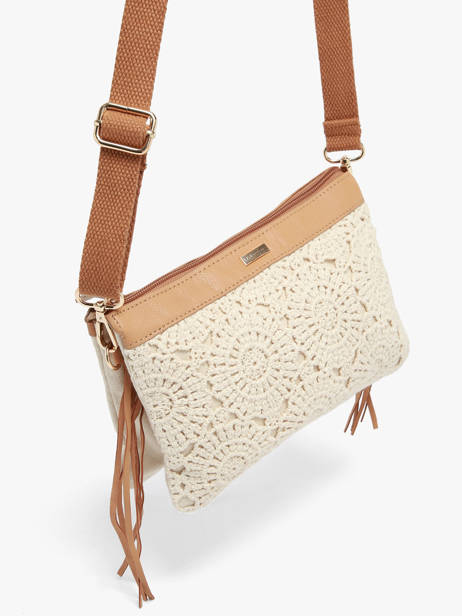 Sac Bandoulière Antibes Coton Les tropeziennes Beige antibes TZ04 vue secondaire 1