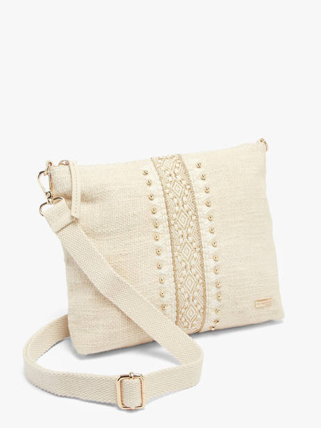 Shoulder Bag Bandol Cotton Les tropeziennes Beige bandol TZ02 other view 2