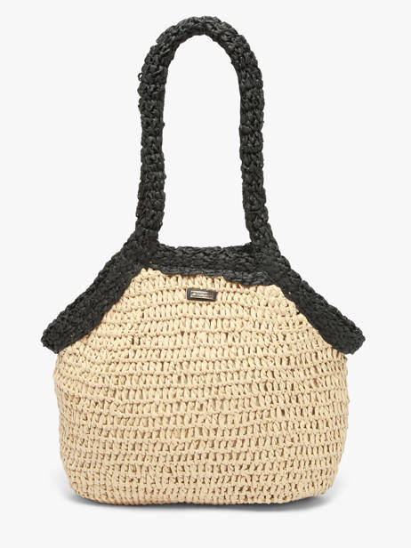 Sac Porté épaule Galets Papier Les tropeziennes Beige galets TZ02