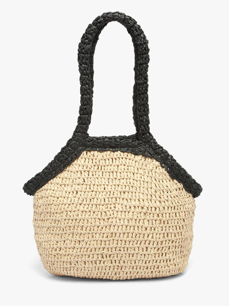 Sac Porté épaule Galets Papier Les tropeziennes Beige galets TZ02 vue secondaire 3