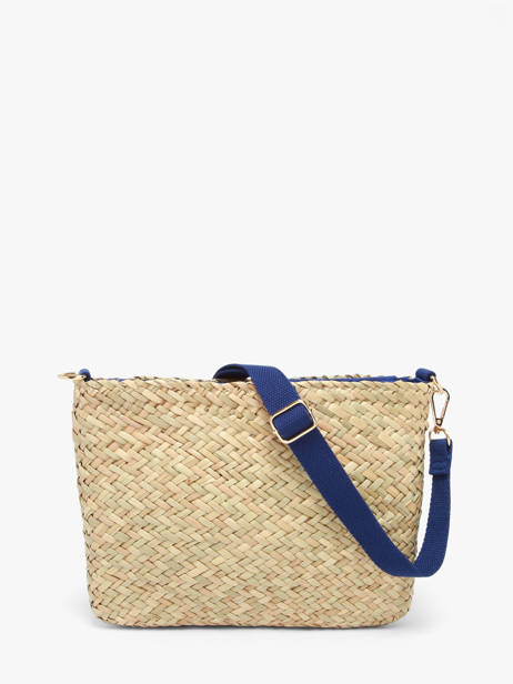 Sac Bandoulière Monaco Paille Les tropeziennes Beige monaco TZ02 vue secondaire 3