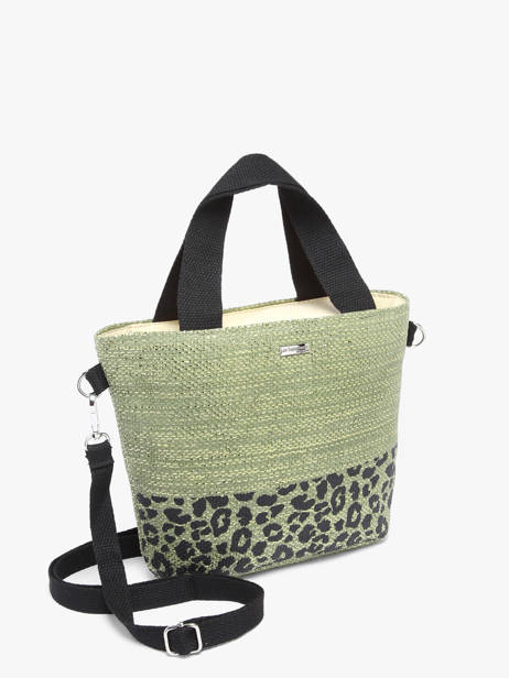 Sac Bandoulière Kailani Papier Les tropeziennes Jaune kailani TZ03 vue secondaire 1