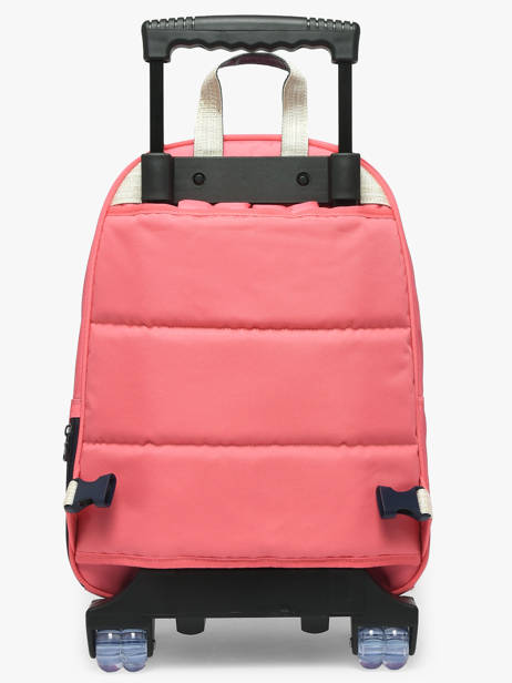 2-compartment Wheeled Schoolbag Tann's Pink les fantaisies f 73213 other view 5