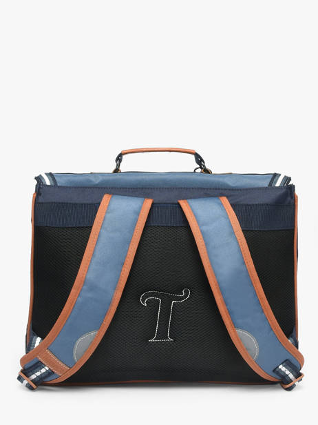 2-compartment Satchel Tann's Blue les fantaisies g 38208 other view 4