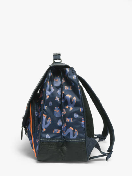 Cartable 2 Compartiments Tann's Bleu les fantaisies g 41155 vue secondaire 2