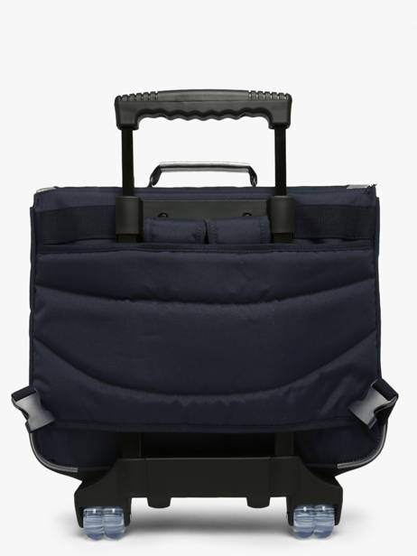 2-compartment Wheeled Satchel Tann's Blue les fantaisies f 43268 other view 5