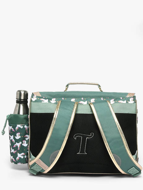Cartable 2 Compartiments Tann's Vert les fantaisies f 44191 vue secondaire 4